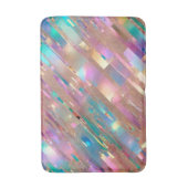 Modern Glitter Opal Holografisch Collectie Badmat (Voorkant Verticaal)