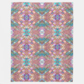 Modern Glitter Opal Holografisch Collectie Fleece Deken (Voorkant)