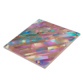 Modern Glitter Opal Holografisch Collectie Tegeltje