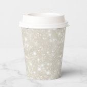 Modern Glitter Photo Afstuderen Papieren Bekers (Achterkant)