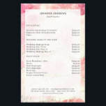 Modern Glitter Salon Price List Flyer<br><div class="desc">Moderne,  glitter,  salon,  prijslijst. Geef uw product in een paar minuten uit door uw gegevens toe te voegen. U kunt het lettertype/de kleur/de positie wijzigen door het lettertype "verder aan te passen".</div>