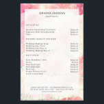 Modern Glitter Salon Price List Flyer<br><div class="desc">Moderne,  glitter,  salon,  prijslijst. Geef uw product in een paar minuten uit door uw gegevens toe te voegen. U kunt het lettertype/de kleur/de positie wijzigen door het lettertype "verder aan te passen".</div>