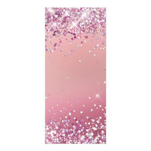 Modern, glitter, salon, prijsvormer reclamekaart (Achterkant)