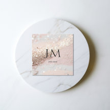 Modern Glitter Salon Visitekaartje