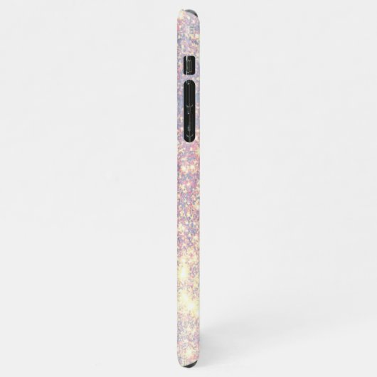 Modern Glitter Spark | Personal Initiaal Girly iP iPhone Hoesje (Linkerkant)