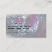Modern Glitter Sparkle Hair Stylist Visitekaartje (Achterkant)