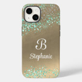 Modern Glitter Sparkle Stars Gold Case-Mate iPhone Case (Achterkant)