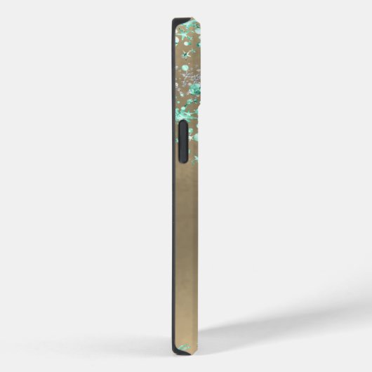 Modern Glitter Sparkle Stars Gold Case-Mate iPhone Case (Achterkant / Rechts)