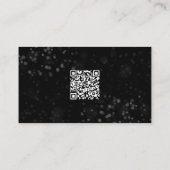 Modern glitter sparkly Makeup Visitekaartje (Achterkant)