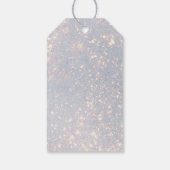 Modern Glitter Vrolijk kerstcadeau Labels Cadeaulabel (Achterkant)