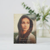 Modern Glitz Afstuderen foto dank u Briefkaart (Staand voorkant)
