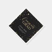 Modern Glitz Persoonlijk Afstuderen Servetten (Hoek)