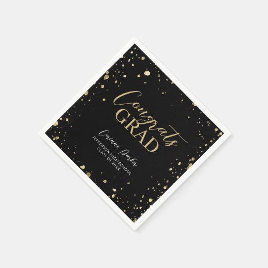 Modern Glitz Persoonlijk Afstuderen Servetten (Hoek)