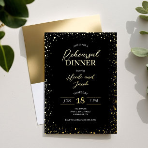 Modern Glitz repesial Dinner Folie Invitation Folie Uitnodiging