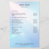 Modern Glow Salon Flyer (Voorkant)