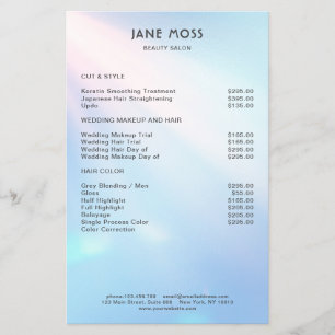 Modern Glow Salon Flyer