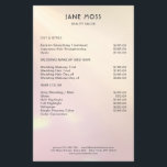 Modern Glow Salon Flyer<br><div class="desc">Moderne Glow Salon flyer. Ideaal voor Hairdresser,  Makeup,  Nail & Lashes Artisten en meer. Geef jouw tekst in minuten uit.</div>