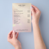 Modern Glow Salon Flyer (Hand)