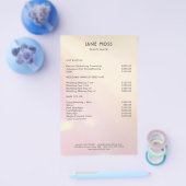 Modern Glow Salon Flyer (Enkel)