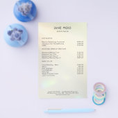 Modern Glow Salon   Flyer (Enkel)