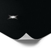 Modern Glowing Light Bulbs Happy New Year Poster (Hoek)