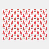 Modern Gnome Pattern set Candy Cane Heart Fun Inpakpapier Vel (Voorkant 3)