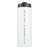 Modern God is Light Travel Thermal Mug  Thermosbeker (Voorkant)