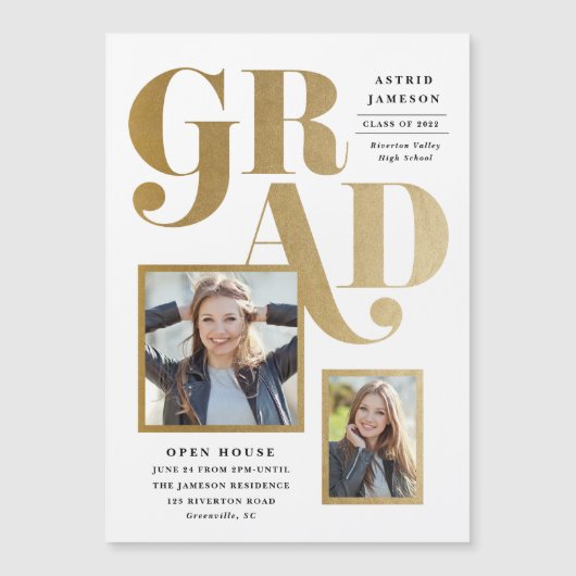 Modern Gold 2 Fotogradatie (Voorkant)