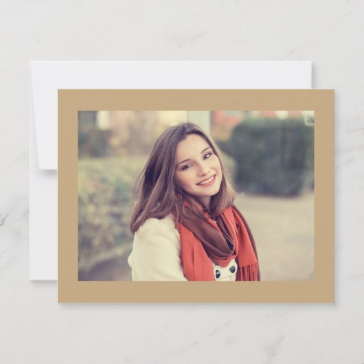 Modern Gold 4 Foto Afstuderen Save Date 2022 (Achterkant)