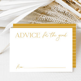 Modern Gold Advice voor het Afstuderen Afstuderen Informatiekaartje