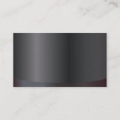 Modern Gold Anchor Classy Dark Metallic Visitekaartje (Achterkant)