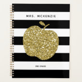 Modern Gold Apple leraar terug naar school Planner (Voorkant)