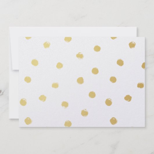 Modern Gold "Bedankt dat je mijn bruidsmeisje bent Bedankkaart (Achterkant)