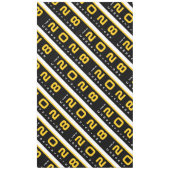 Modern Gold Black Graduation Party Tafelkleed (Voorkant)