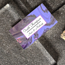 Modern Gold Black Paars Marble Hair & Makeup