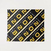 Modern Gold Black Red Carpet en Herhaal Afstuderen Wandkleed (Voorkant (horizontaal))