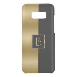 Modern Gold & Black Stripe Geometric Design 2 Get Uncommon Samsung Galaxy S8 Plus Case