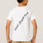 Modern Gold Black Typografie Karate Martial Arts T-shirt (Achterkant)