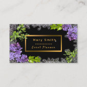 Modern Gold Black Voeg Jouw tekst Visitekaartje to (Voorkant)