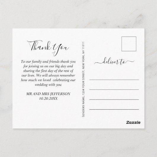 Modern Gold Blue Marble Agate Weddenschap Hartelij Briefkaart (Achterkant)