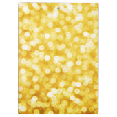 Modern Gold Bokeh-klembord Klembord (Achterkant)