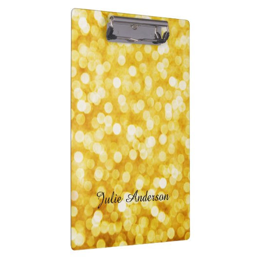 Modern Gold Bokeh-klembord Klembord (Rechts)