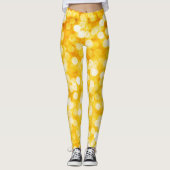 Modern Gold Bokeh-Leggings Leggings (Voorkant)