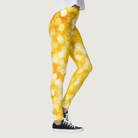 Modern Gold Bokeh-Leggings Leggings (Rechts)