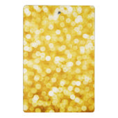 Modern Gold Bokeh Mini-klembord Mini Klembord (Achterkant)