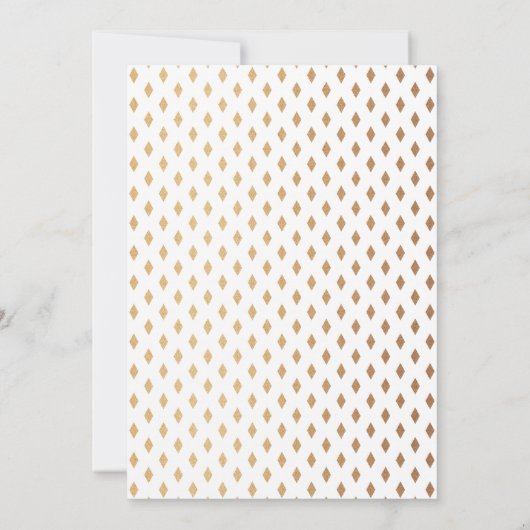 Modern GOLD Bold Lettering | De foto bewaart de Da Save The Date (Achterkant)