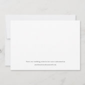 Modern Gold Calligraphy Photo Wedding Save The Date (Achterkant)