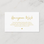 Modern Gold casual elegance font, Honeymoon Wish Informatiekaartje<br><div class="desc">Dit is de Moderne Gold casual eleganeringsinkt,  het minimalisme van het Manuscript,  lettertype doopvont,  de Kaart van de Omsluiting van de Bieden. U kunt de doopvontkleuren veranderen,  en uw trouwdetails in de passende doopvont/het schrijven toevoegen. #TeeshaDerrick</div>