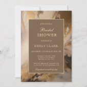 Modern Gold Chocolate Artistic Vrijgezellenfeest Kaart (Voorkant)