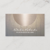 Modern Gold Circle  Zen Salon & Spa Visitekaartje (Voorkant)